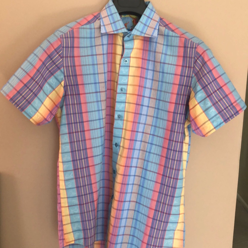 Robert Graham short sleeved dress shirt